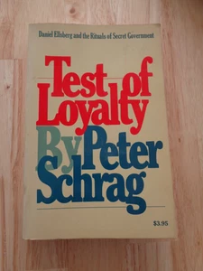 Test of Loyalty by Peter Schrag SC 1974 - Bild 1 von 1