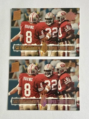 1994 STADIUM CLUB  49’ers SUPERTEAM (SB & DIV WINNERS) #25  RICE/YOUNG - Image 1 of 4