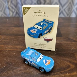 "Blue Lightning!" Disney Pixar Cars Ornament 2007 Dinoco McQueen Cc3 - Bild 1 von 7