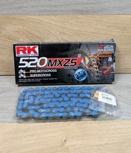 RK CHAIN DD520MXZ5-114L Blau Pro MX ChainPro Motorcross Supercross HCR Pin Neu - Bild 1 von 16