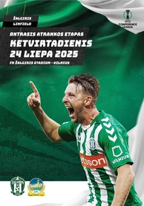 ZALGIRIS Vilnius Lithuania v LINFIELD Northern Ireland 24 July 2025 ECL FAN ed - Picture 1 of 1