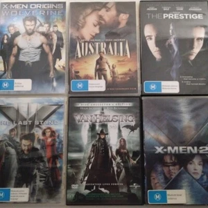Hugh Jackman 6 x DVD Movie Bundle Lot R4 X-Men Australia Prestige Van Helsing - Picture 1 of 24