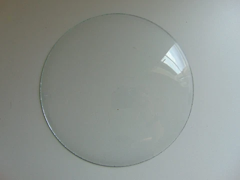 VARIATIONS OF ROUND CONVEX OR CONCAVE CLEAR CLOCK GLASS Cover