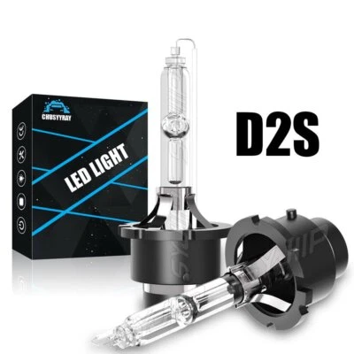 Front 6000K HID Headlight Bulbs For Subaru WRX STI 2004-2014 LOW BEAM Qty 2 - Image 1 of 4