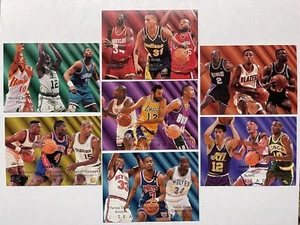 Team Leaders Insert Set ( 7 of 9 ) 1994-95 Fleer Basketball 7 Card Lot Ex/NM - Picture 1 of 15