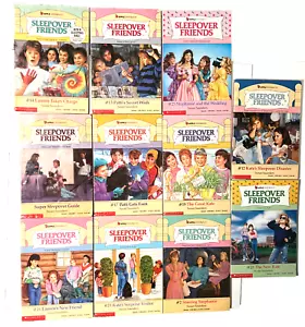 Vintage Lot 11 Sleepover Friends Chapter Books Susan Saunders 1987-1990 - Imagen 1 de 24