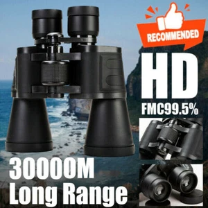 180x100 HD Military Zoom Powerful Binoculars Day/Low Night Optics Hunting & Case - Picture 1 of 33