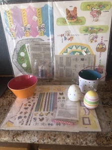 Easter egg decorating kits and Easter decor - Picture 1 of 8