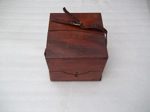 Antique Marine Chronometer Guard Case - Split Lid - Picture 1 of 12