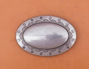 Quality Heavy Duty Casual Oval Huge Metal DIY Leather Belt Buckle Fit 40mm Strap - Picture 1 of 9