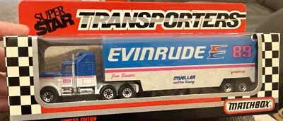1/87 #89 Jim Sauter 1992 Matchbox Super Star Transporters NASCAR Diecast Foto 1 de 2