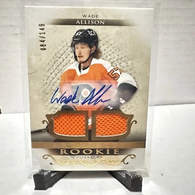2021-22 UD ARTIFACTS DUAL Orange JERSEY ROOKIE AUTO WADE ALLISON RC #48/149 - Image 1 of 2