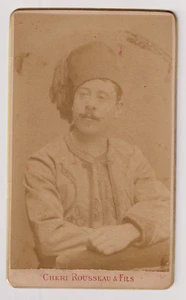CDV Cheri Rousseau/St Etienne-Clairon ou Tambour de Tirailleurs Algériens c.1890 - Picture 1 of 2