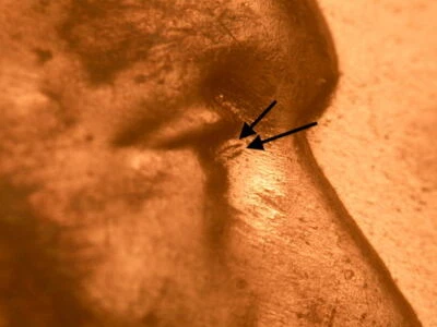 1956-D DDO-005 Doubled Die Obverse BU Uncirculated Red Lincoln Cent    - Image 1 of 3