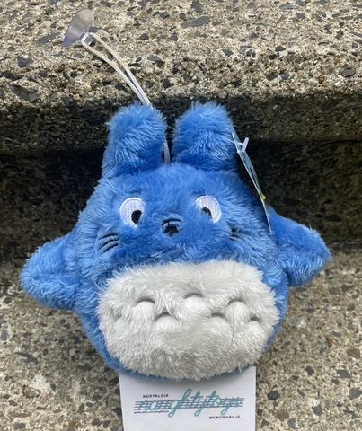 My Neighbor Totoro Plush Studio 7” Window Cling Stuffed Animal Blue w/ Tags Cover