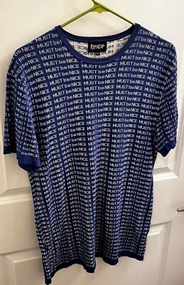 Men’s Ripndip Blue Short Sleeve Short Size Large  - Image 1 of 4