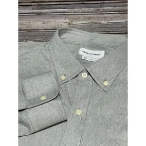 Ministry of Supply Men's Dress Shirt EUC Gray XXL - Picture 1 of 7