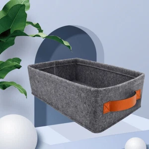 Container Storage Basket Rectangular Felt Material Box Child - Picture 1 of 12
