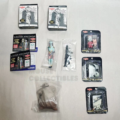 Vintage Yujin Gashapon Disney Nightmare Before Christmas Figures Japan Glow - Image 1 of 4