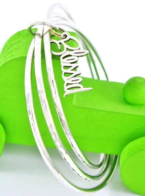 Pulseira James Avery prata esterlina abençoada elos triplos - Imagem 1 de 4