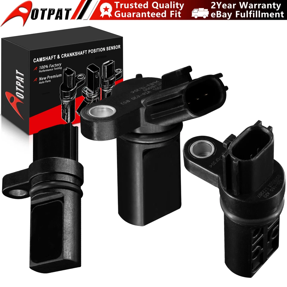 3X Sensor de posición del cigüeñal del árbol de levas para 02-08 Nissan Murano Infiniti FX35 G35 Foto 1 de 4