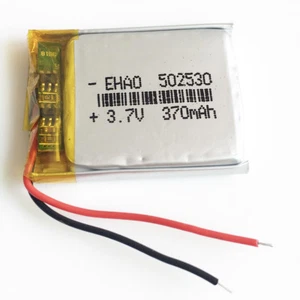 Batería recargable de polímero lipo 3,7 V 370 mAh para MP3 Bluetooth GPS PSP 502530 - Imagen 1 de 6