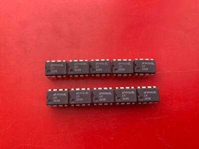 10x LM393N COMPARADOR NACIONAL DE SEMICONDUCTORES IC DUAL ±18V/36V 8 PIN DIP Foto 1 de 4