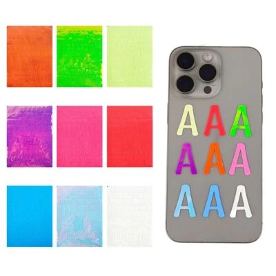 Colorful Laser Letter Stickers Waterproof Alphabet Stickers  Notebook - image 1 of 4