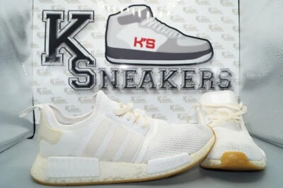 Adidas NMD_R1 White Gum EU 42 2/3 US 9 Sportschuhe Laufschuhe D96635 - Bild 1 von 4