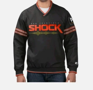 San Francisco Shock Starter Overwatch League Game Day Trainer Pullover Jacket XL - Picture 1 of 2