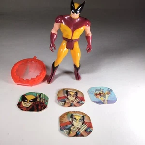 Wolverine Marvel Secret Wars Lot 1984 Mattel Vintage Figur, Schild 4 Karten - Bild 1 von 12
