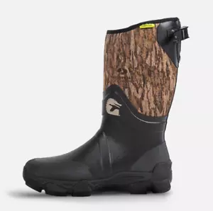 Gator Waders Men's Omega Flow Waterproof Rubber Boots Mossy Oak Camo - Size 9 - Picture 1 of 2