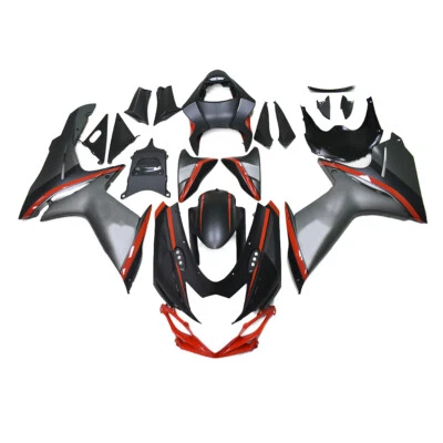 Kit Carenados Para Suzuki GSXR600 GSXR750 K11 2011 - 2023 Kit Carrocería Rojo Gris Negro Foto 1 de 4