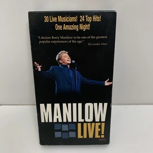 Manilow Live! VHS ** - Bild 1 von 3