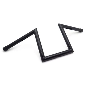HongK Black 6" Rise 4" Pullback Ape-Hanger Z Handlebar For Sportster Dyna Bobber - Picture 1 of 7