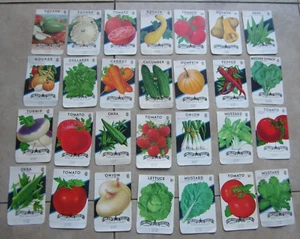 Lot of 28 Old Vintage 1950's-1960's - VEGETABLE SEED PACKETS - TEXAS - EMPTY - Picture 1 of 4