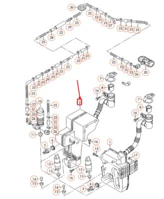 Nuevo Tanque De Reservorio De Líquido Limpiaparabrisas Volkswagen EOS 1K6955453H - Image 1 of 4