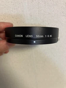 [ N MINT ] Canon Metal Orignal Hood For Canon 50mm f/0.95 w/ Model 7 Case #1787 - Picture 1 of 13