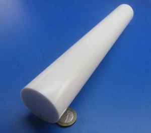 Teflon PTFE Virgin White Rod 1 3/4" (1.75) Diameter x 12" Long, 1 Unit, Extruded - Picture 1 of 16