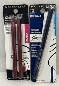 Delineador de ojos Maybelline Expert Wear terciopelo negro imparable 708 zafiro - Imagen 1 de 2