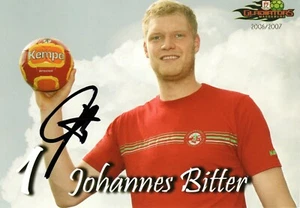 JOHANNES BITTER - Tarjeta de autógrafo firmada original SC Magdeburg firmada 2006/07 - Imagen 1 de 1