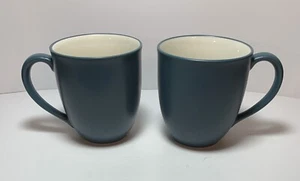 2 Noritake COLORWAVE Blue 8484 Mugs 4" - Picture 1 of 12