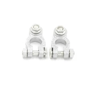 2Pcs/Set Zinc Coat Positive Negative Battery Terminals Clamp Connectors For C;be - Picture 1 of 6
