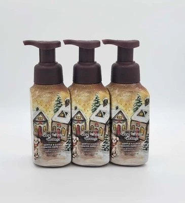 Bath & Body Works Cozy Winter Cottage Gentle Foaming Hand Soap Set of 3 - Image 1 of 3