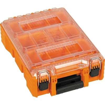 Klein Tools Modbox Toolbox Stackable Organizer With Clear Lid And Bins - Image 1 of 4