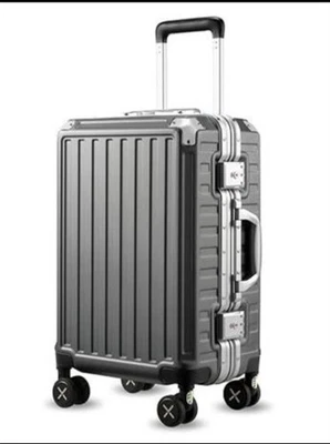 LUGGEX 20'' Aluminum Frame Luggage with Spinner Wheel Zipperless Polycarbonate - Image 1 of 3