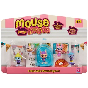Mouse in the House Collectable 5 Figure Pack Purple Hat Millie Set for Ages 3+ - Picture 1 of 8