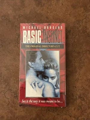 Basic Instinct (VHS, 1992, Widescreen) Michael Douglas, Sharon Stone - New - Image 1 of 3