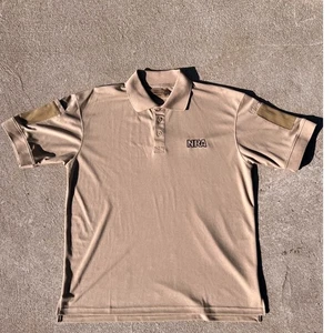 Polo Hazard 4 NRA uomo XL toppa tattica allenamento militare beige - Foto 1 di 6