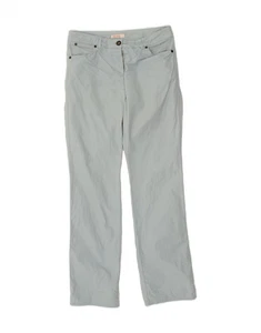 TIMBERLAND Womens Straight Casual Trousers US 8 Medium W32 L32 Blue Cotton BI06 - Picture 1 of 4